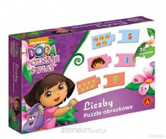 Liczby. Dora poznaje świat ALEX [PUZZLE]
