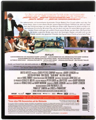 Rain Man [Blu-Ray 4K]