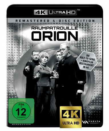 Raumpatrouille Orion - Remastered 4-Disc-Edition [Blu-Ray 4K]