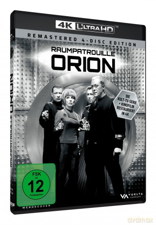 Raumpatrouille Orion - Remastered 4-Disc-Edition [Blu-Ray 4K]