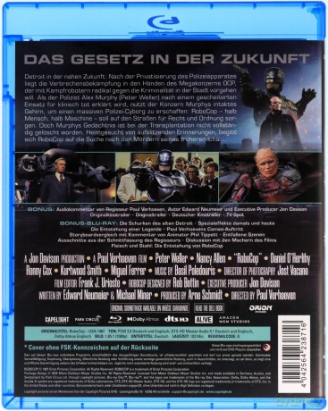 RoboCop - Director's Cut - + Bonus-Blu-ray [Blu-Ray]