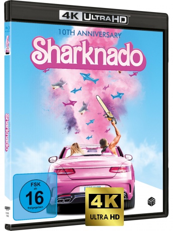 Sharknado - More Sharks, More Nado! - 10th Anniversary Edition - Action-Sci-Fi-Kultfilm mit Ian Ziering und Tara Reid [Blu-Ray 4K]