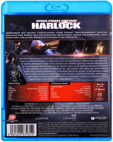 Space Pirate Captain Harlock [Blu-Ray]