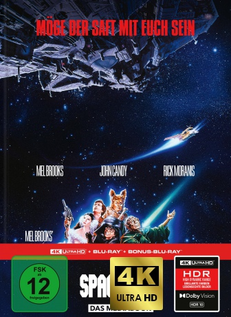 Spaceballs - Mel Brooks' verrückte Raumfahrt - Limitiertes 3-Disc-Mediabook [Blu-Ray 4K]+[Blu-Ray]