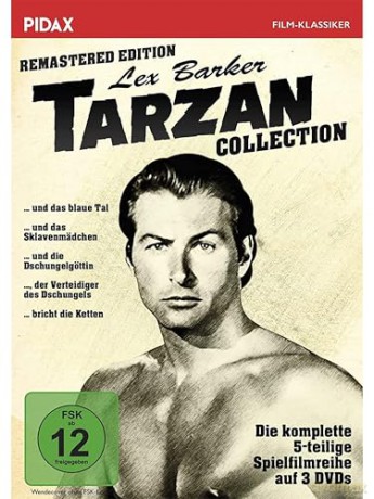 Tarzan - Lex Barker Collection - Remastered Edition - Alle 5 Tarzan-Abenteuer mit Lex Barker von 1949-1953 - Ein Highlight für alle Fans des Physischen Mediums [DVD]