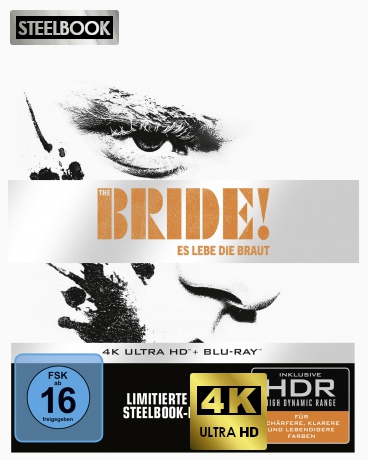 The Bride! - Es lebe die Braut (Steelbook) [Blu-Ray 4K]+[Blu-Ray]
