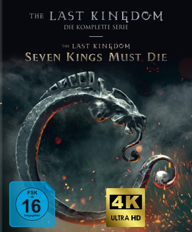 The Last Kingdom - Die komplette Serie + The Last Kingdom: Seven Kings Must Die (Blu-ray + UHD) - Komplettbox im Hardcover-Schuber [Blu-Ray 4K]+[Blu-Ray]