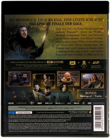 The Last Kingdom: Seven Kings Must Die (Siedmiu królów musi umrzeć) [Blu-Ray 4K]