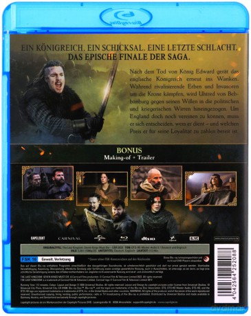 The Last Kingdom: Seven Kings Must Die (Siedmiu królów musi umrzeć) [Blu-Ray]