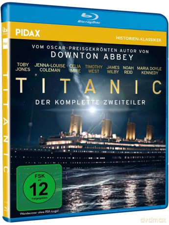 Titanic - Der komplette Zweiteiler (Blu ray) Historien Drama Katastrophenfilm vom Downton Abbey Autor Julian Fellowes 2012 (HISTORY MOVIES by WME Home Entertainment) [DVD]