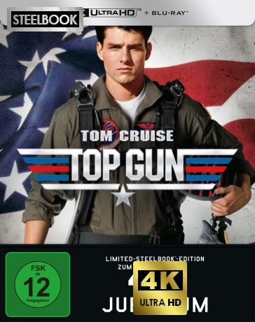 Top Gun - Sie fürchten weder Tod noch Teufel Lim. Steelbook [Blu-Ray 4K]+[Blu-Ray]
