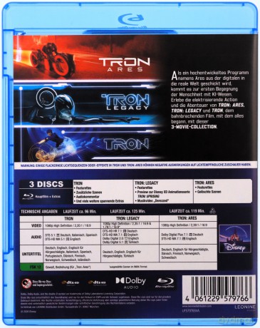 Tron 3-Movie-Collection [3xBlu-Ray]