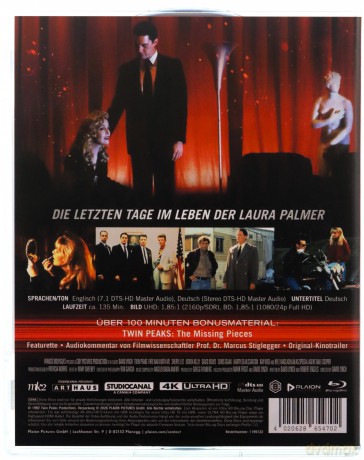 Twin Peaks: Fire Walk with Me (Twin Peaks: Ogniu krocz ze mną) [Blu-Ray 4K]+[Blu-Ray]
