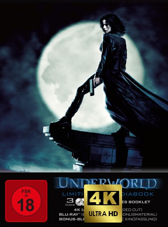 Underworld - Limitiertes Mediabook (4K Ultra HD+Blu-ray+Bonus-Blu-ray) [Blu-Ray 4K]+[Blu-Ray]