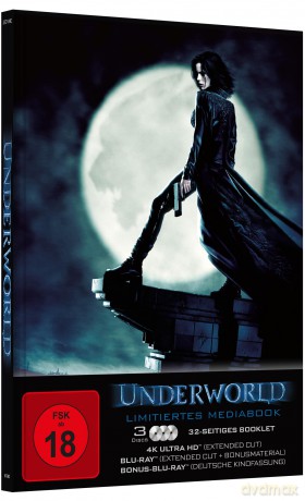 Underworld - Limitiertes Mediabook (4K Ultra HD+Blu-ray+Bonus-Blu-ray) [Blu-Ray 4K]+[Blu-Ray]