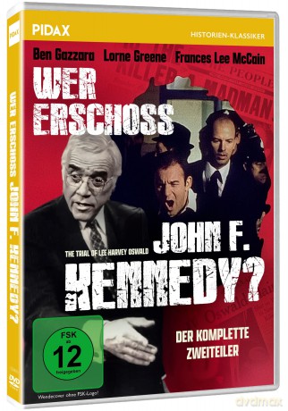 Wer erschoss John F. Kennedy? (The Trial of Lee Harvey Oswald) / Der komplette Zweiteiler über das Kennedy-Attentat mit "Bonanza"-Star Lorne Greene (Pidax Historien-Klassiker) [DVD]
