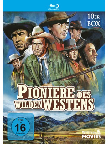 Western Filme Box - Pioniere des Wilden Westen (10 Filmklassiker auf 10 Blu-Ray Discs) Die ultimative Western-Sammlung - So war der Wilde Westen (Collectors Edition) [Blu-Ray]