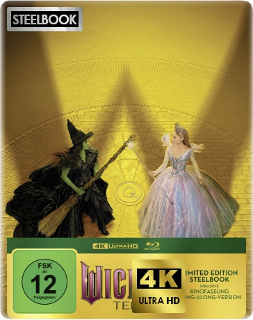 Wicked: Teil 2 (Limitiertes Steelbook B) (Amazon exkl.) [Blu-Ray 4K]+[Blu-Ray]