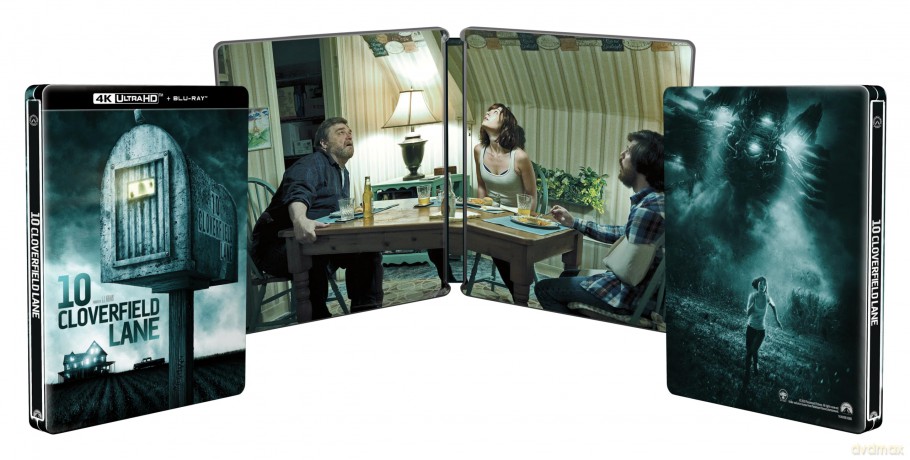 10 Cloverfield Lane (Édition SteelBook limitée) [Blu-Ray 4K]+[Blu-Ray]