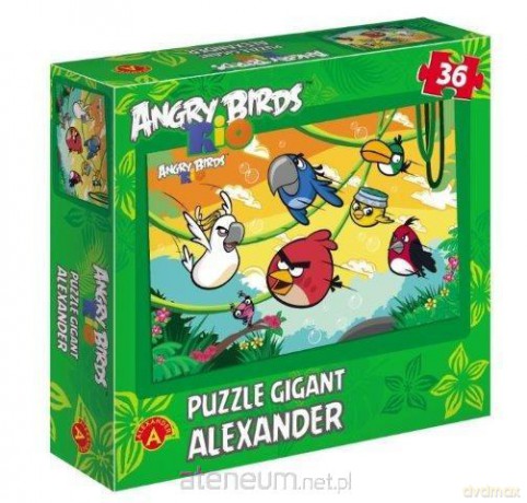 Gigant. Angry Birds Rio ALEX [PUZZLE]