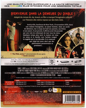 The Amityville Horror (Horror Amityville) [Blu-Ray 4K]+[Blu-Ray]