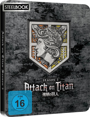 Attack on Titan - Staffel 3 - Gesamtausgabe - Steelbook - - Limited Edition [DVD]