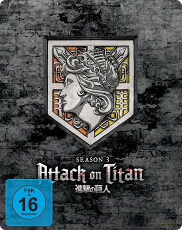 Attack on Titan - Staffel 3 - Gesamtausgabe - Steelbook - - Limited Edition [DVD]
