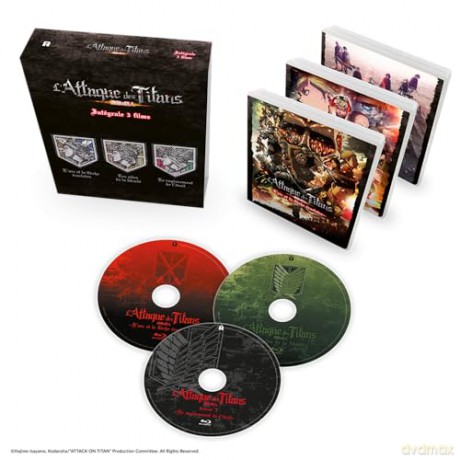 Attaque des Titans - Films 1 a 3 - L' [Blu-Ray]
