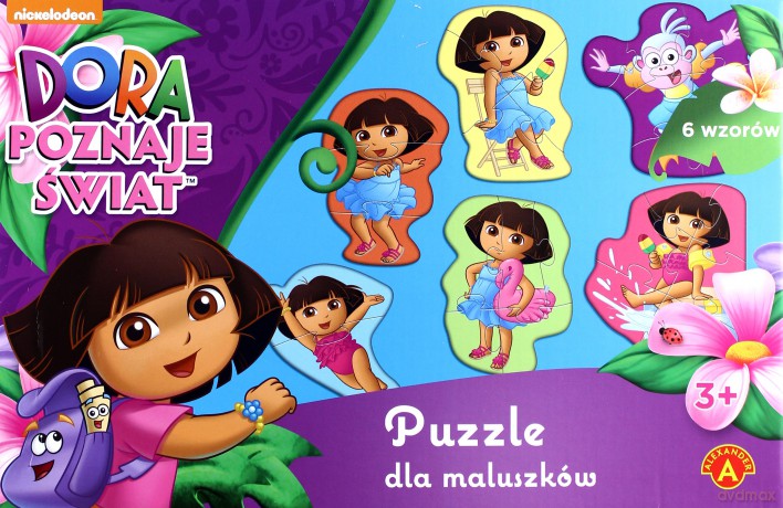 Puzzle dla maluszków - DORA Poznaje Świat ALEX [PUZZLE]