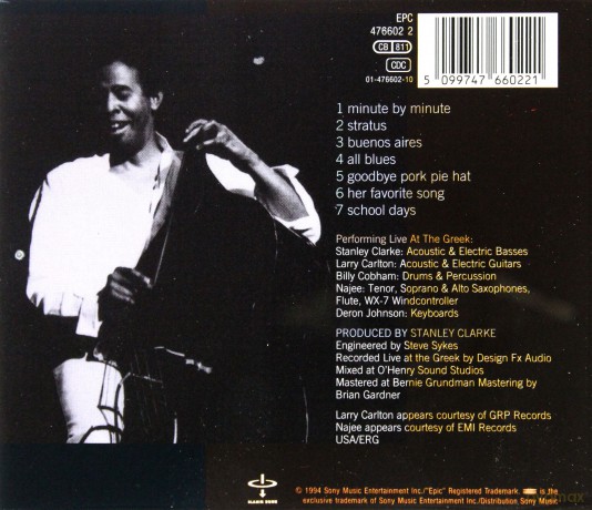 Stanley Clarke: Stanley Clarke & Friends Live At The Greek [CD]