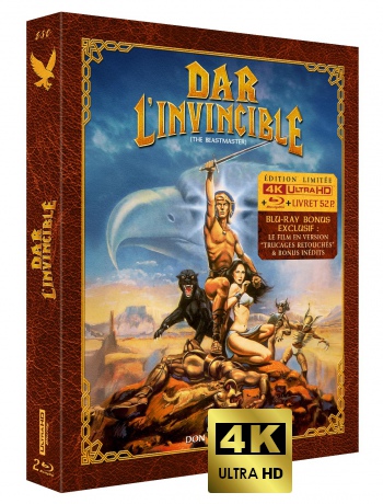 Coffret Collector Héroique - Dar L'invincible 4k + 2 - Édition Limitée [Blu-Ray 4K]+[Blu-Ray]