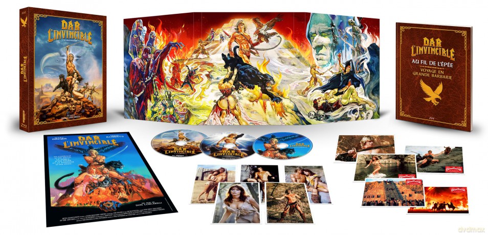 Coffret Collector Héroique - Dar L'invincible 4k + 2 - Édition Limitée [Blu-Ray 4K]+[Blu-Ray]
