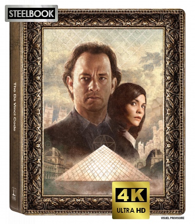 Da Vinci Code (2 4K Ultra HD (version cinéma + version longue) + bonus - Édition boîtier SteelBook) [Blu-Ray 4K]+[Blu-Ray]