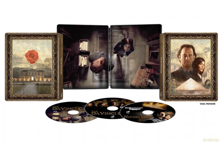 Da Vinci Code (2 4K Ultra HD (version cinéma + version longue) + bonus - Édition boîtier SteelBook) [Blu-Ray 4K]+[Blu-Ray]