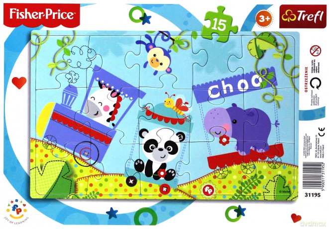 TREFL Wesoły pociąg [PUZZLE]