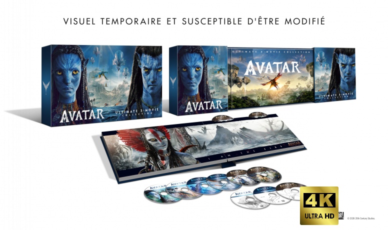 Édition Prestige Avatar - Collection 3 Films [Blu-Ray 4K]+[Blu-Ray]