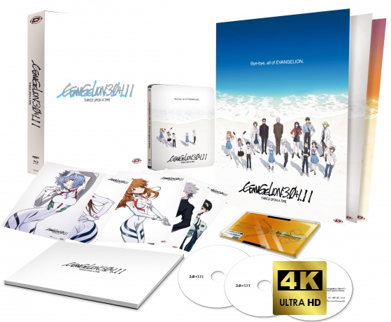 Evangelion: 3.0+1.11 Thrice Upon a Time - Édition Collector Limitée [Blu-Ray 4K]+[Blu-Ray]