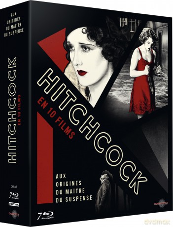 HITCHCOCK EN 10 FILMS, AUX ORIGINES DU MAITRE DU SUSPENSE - 7 BLU-RAY plus LIVRET [Blu-Ray]