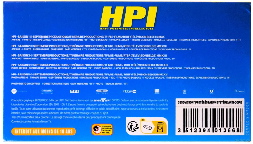 HPI Season 1-5 (Genialna Morgane) [DVD]