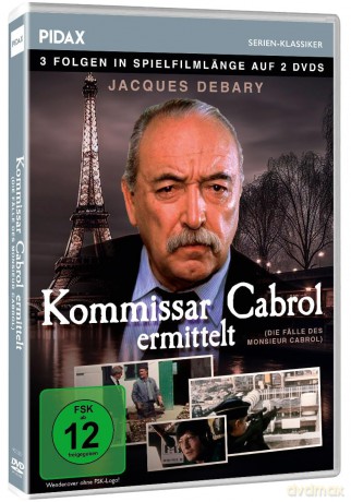 Kommissar Cabrol ermittelt - 3 hochspannende Krimis in Spielfilmlänge (Die Fälle des Monsieur Cabrol) Vorlage zur Kultserie Dem Täter auf der Spur [DVD]