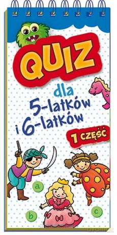 Quiz dla 5-latków i 6-latków część 1 [KSIĄŻKA]