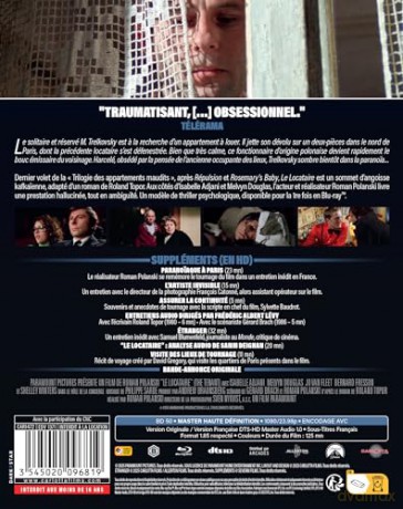 Le Locataire [Blu-Ray]