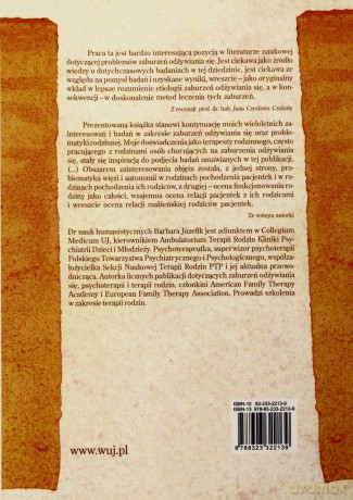 Relacje rodzinne w anoreksji i bulimii psychicznej [KSIĄŻKA]