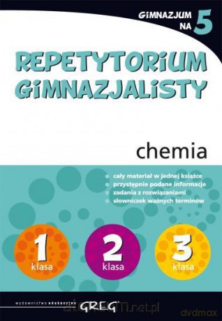 Repetytorium Gimnazjalisty chemia GREG [KSIĄŻKA]