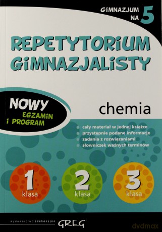 Repetytorium Gimnazjalisty chemia GREG [KSIĄŻKA]