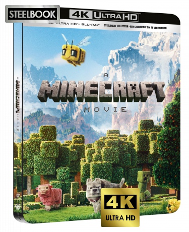 A Minecraft Movie (steelbook) [Blu-Ray 4K]+[Blu-Ray]