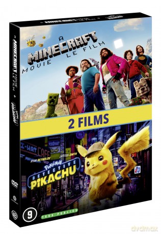 Minecraft, Le Film + Pokémon-Détective Pikachu [DVD]