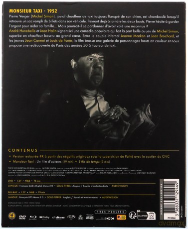 Monsieur Taxi (Taksówka nr 3886) [Blu-Ray]+[DVD]