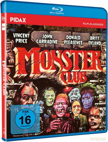 Monster Club - Preisgekrönte Horror Komödie mit Vincent Price, Donald Pleasence und John Carradine [DVD]