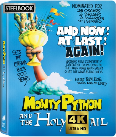 Monty Python and the Holy Grail (Monty Python i Święty Graal) (steelbook) [Blu-Ray 4K]+[Blu-Ray]